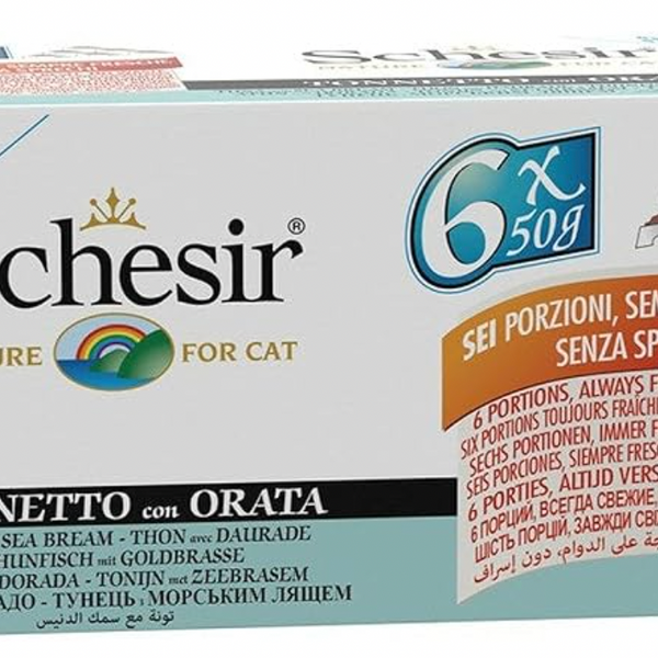 Schesir Tuna with Seabream Cat Wet Food