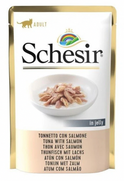 Schesir Cat Pouch Jelly Tuna With Salmon