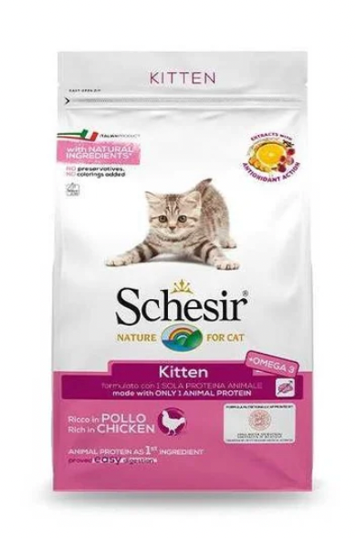 Schesir Dry Food For Kittens With A Single Protein Source Kitten Rich In Chicken