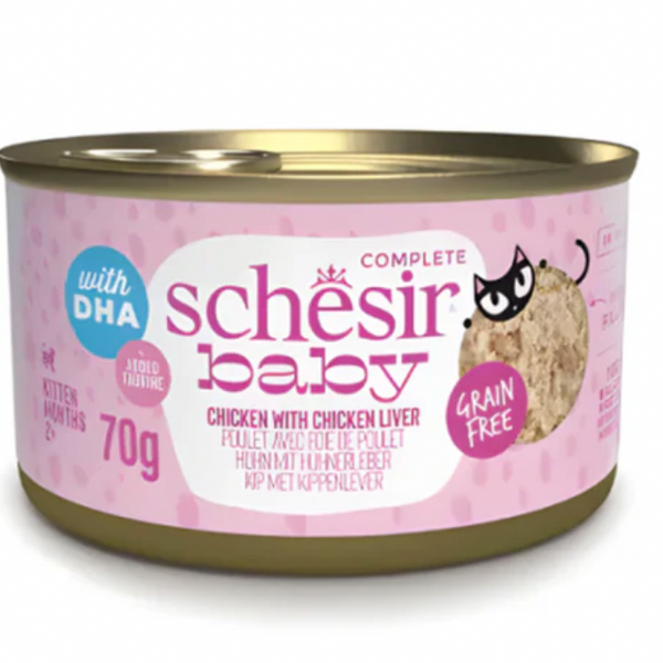 Schesir Baby Kitten Wholefood - Chicken With Salmon