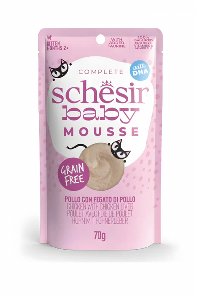 Schesir Baby Mousse Kitten - Salmon And Chicken