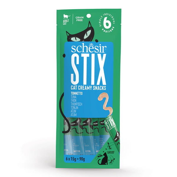 Schesir Stix Treat Tuna In Cream Cat Treats