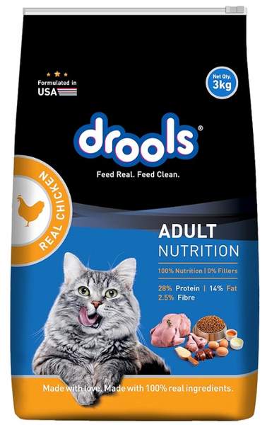 Drools Dry Cat Food,Real Chicken